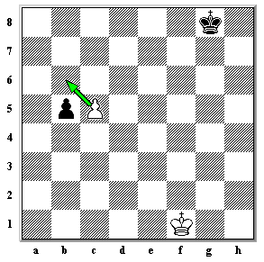 White pawn poised to capture en passant